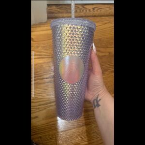 Starbucks studded iridescent Tumbler NWT!